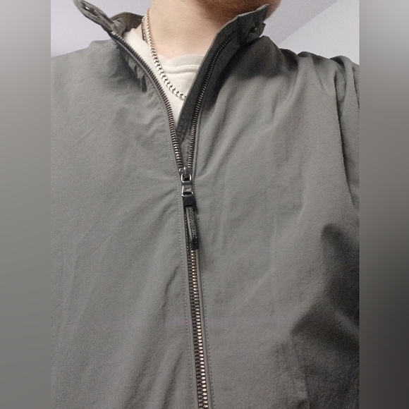 Michael Kors Men's Gray Lightweight Gray Bomber Jacket SZ Extra Large (XL) NWOT - Picture 8 of 14